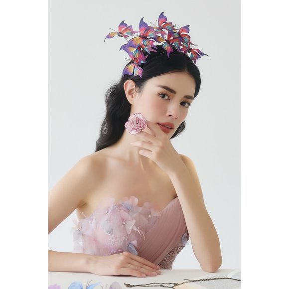 Butterfly Headband For Women - Fascinators Hat Monarch Butterfly Tea Party🦄 - Picture 5 of 6